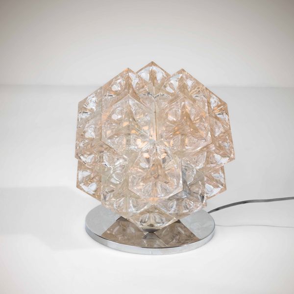 ALBANO POLI : Lampada da tavolo mod. Eclisse  - Asta Design 200 - Associazione Nazionale - Case d'Asta italiane