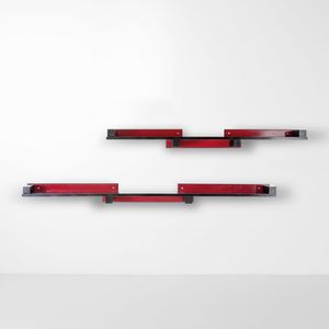 ICO PARISI : Due grandi mensole  - Asta Design 200 - Associazione Nazionale - Case d'Asta italiane