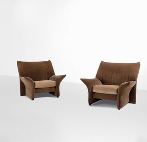 Emilio  Guarnacci - Due poltrone 1P mod. Falena