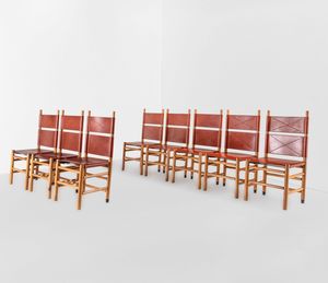 Carlo Scarpa - Otto sedie mod. Kentucky