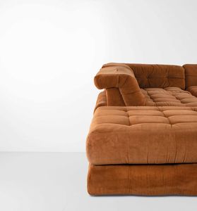 Hans  Hopfer : Divano modulare mod. Mah Jong  - Asta Design 200 - Associazione Nazionale - Case d'Asta italiane