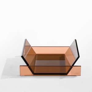 ETTORE SOTTSASS - Centrotavola in cristallo colorato