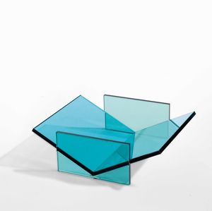 ETTORE SOTTSASS - Centrotavola in cristallo colorato