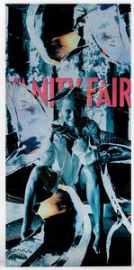 MIMMO ROTELLA - Pannello della serie Decollage Collection