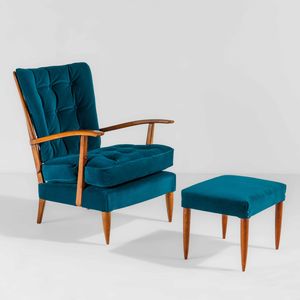 PAOLO BUFFA - Poltrona e Pouf