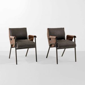 Gustavo  Pulitzer - Coppia di poltrone mod. Albenga