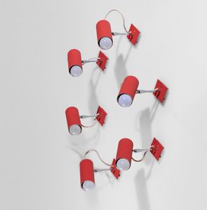 GINO SARFATTI - Sei lampade da parete mod.36