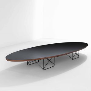 Charles & Ray Eames - Tavolo basso ovale mod. ETR