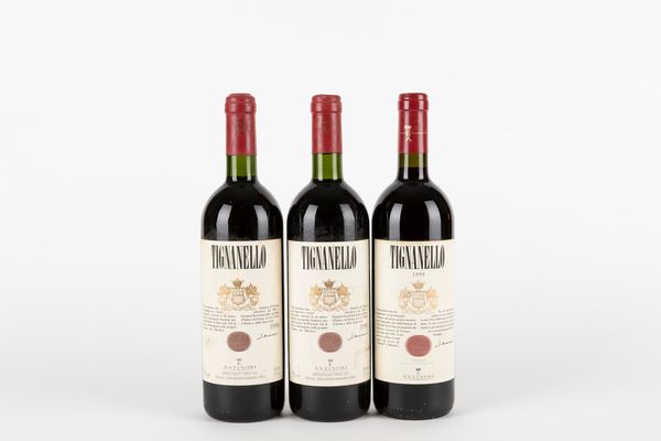 Toscana : Tignanello (3 BT)  - Asta Vini e distillati - Associazione Nazionale - Case d'Asta italiane