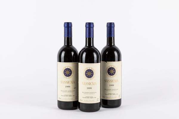 Toscana : Sassicaia (3 BT)  - Asta Vini e distillati - Associazione Nazionale - Case d'Asta italiane