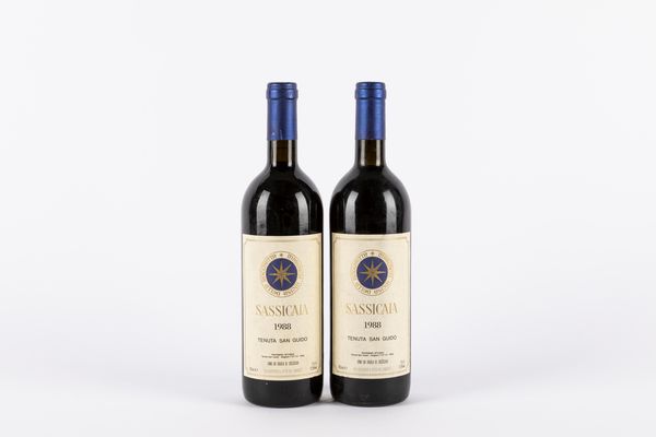 Toscana : Sassicaia (2 BT)  - Asta Vini e distillati - Associazione Nazionale - Case d'Asta italiane