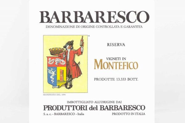 Piemonte : Produttori Del Barbaresco Montefico Riserva (6 BT) OC  - Asta Vini e distillati - Associazione Nazionale - Case d'Asta italiane