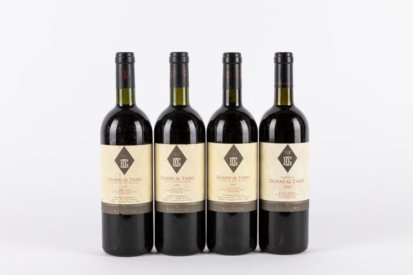 Toscana : Guado al Tasso Verticale 1996-1998 (4 BT)  - Asta Vini e distillati - Associazione Nazionale - Case d'Asta italiane