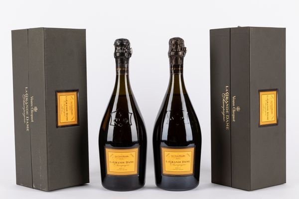 FRANCIA : Veuve Clicquot La Grande Dame 1988-1989 (2 BT)  - Asta Vini e distillati - Associazione Nazionale - Case d'Asta italiane