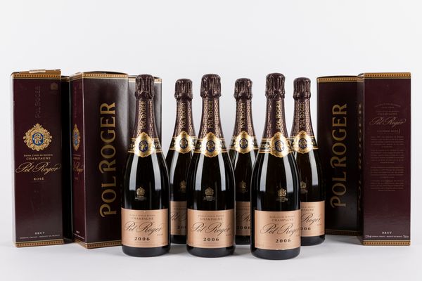 FRANCIA : Pol Roger Vintage Brut Rose (6 BT)  - Asta Vini e distillati - Associazione Nazionale - Case d'Asta italiane