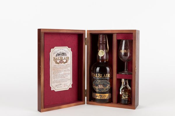 Scozia : Balblair 33 YO Whisky Box  - Asta Vini e distillati - Associazione Nazionale - Case d'Asta italiane