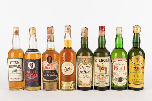 Scozia : Blended Whisky (8 BT)  - Asta Vini e distillati - Associazione Nazionale - Case d'Asta italiane