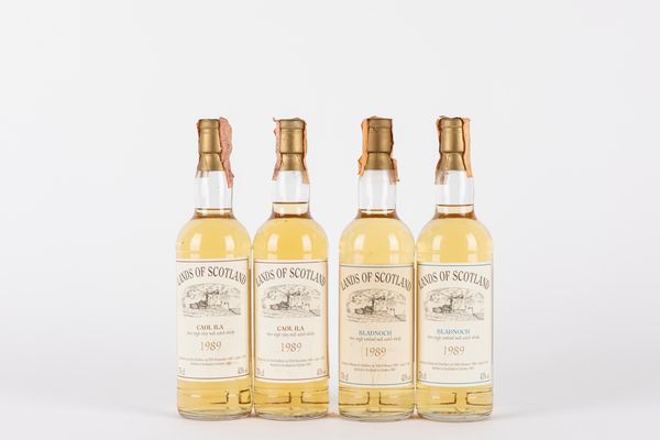 Scozia : Selezione Single Cask Lands of Scotland (4 BT)  - Asta Vini e distillati - Associazione Nazionale - Case d'Asta italiane