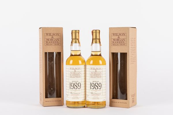 Scozia : Bowmore 1989 Wilson & Morgan Barrel Selection (2 BT)  - Asta Vini e distillati - Associazione Nazionale - Case d'Asta italiane