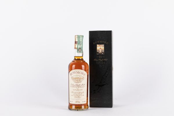 Scozia : Bowmore 21 YO (Red Stripe Capsule)  - Asta Vini e distillati - Associazione Nazionale - Case d'Asta italiane