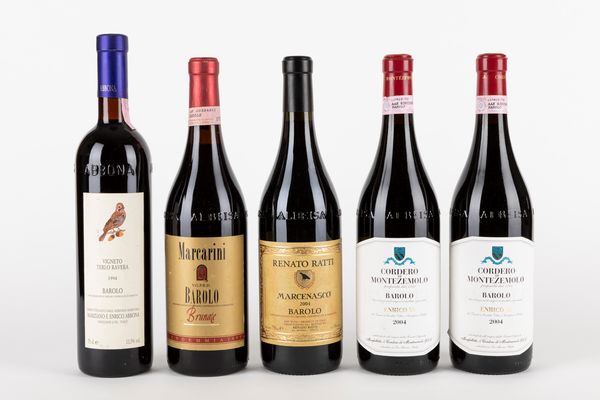 Piemonte : Selezione Barolo (5 BT)  - Asta Vini e distillati - Associazione Nazionale - Case d'Asta italiane