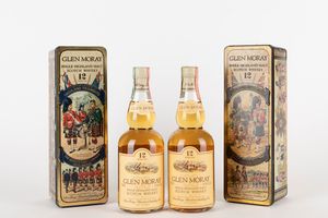 Scozia - Glen Moray 12 YO - Scotland's Historic Highland Regiments Tins (2 BT)