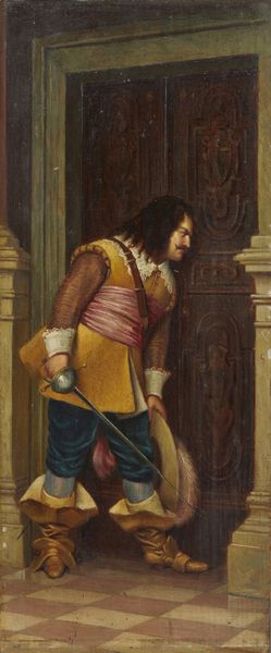 ARTISTA DEL XIX SECOLO : Moschettiere  - Asta Asta 381 | ARTE ANTICA E DEL XIX SECOLO - Dipinti del XIX secolo  Online - Associazione Nazionale - Case d'Asta italiane