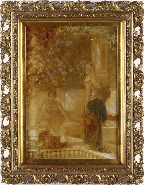 ARTISTA ITALIANO DEL XIX SECOLO : Scena pompeiana  - Asta Asta 381 | ARTE ANTICA E DEL XIX SECOLO - Dipinti del XIX secolo  Online - Associazione Nazionale - Case d'Asta italiane