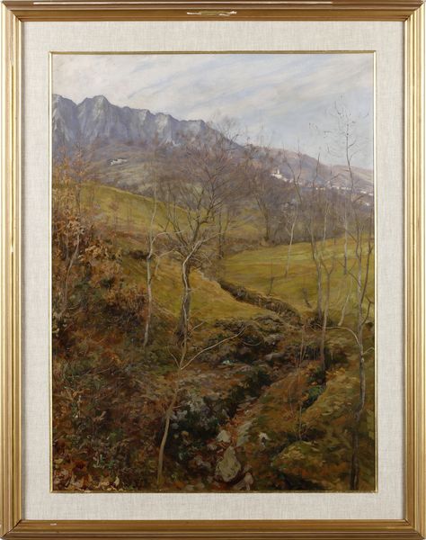SOLDINI ARNALDO (1862 - 1936) : Paesaggio montano  - Asta Asta 381 | ARTE ANTICA E DEL XIX SECOLO - Dipinti del XIX secolo  Online - Associazione Nazionale - Case d'Asta italiane