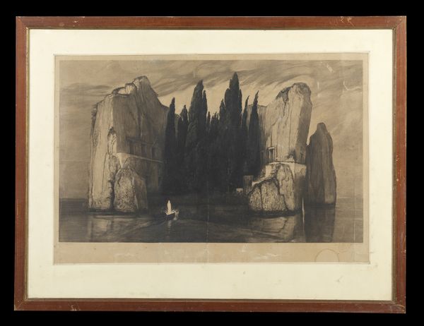 KLINGER MAX (1857 - 1920) : L'Isola dei Morti (da Arnold B�cklin)  - Asta Asta 381 | ARTE ANTICA E DEL XIX SECOLO - Dipinti del XIX secolo  Online - Associazione Nazionale - Case d'Asta italiane