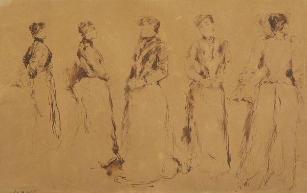 ARTISTA VENETO DEL XIX SECOLO : Studio per figure di donne  - Asta Asta 381 | ARTE ANTICA E DEL XIX SECOLO - Dipinti del XIX secolo  Online - Associazione Nazionale - Case d'Asta italiane