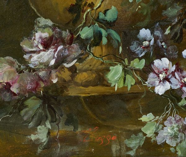 ARTISTA DEL XIX-XX SECOLO : Natura morta di fiori  - Asta Asta 381 | ARTE ANTICA E DEL XIX SECOLO - Dipinti del XIX secolo  Online - Associazione Nazionale - Case d'Asta italiane