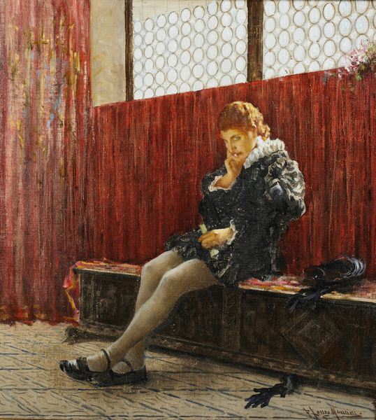 LONGO MANCINI FRANCESCO (1880 - 1954) : Paggio  - Asta Asta 381 | ARTE ANTICA E DEL XIX SECOLO - Dipinti del XIX secolo  Online - Associazione Nazionale - Case d'Asta italiane