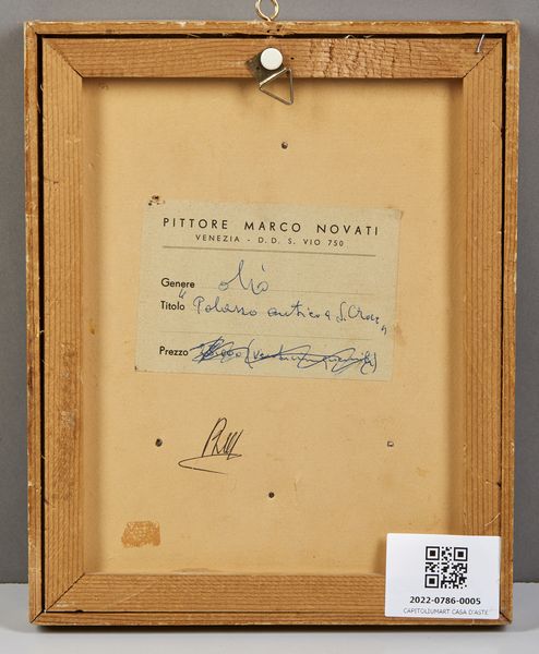 NOVATI MARCO (1895 - 1975) : Palazzo antico a S. Croce  - Asta Asta 381 | ARTE ANTICA E DEL XIX SECOLO - Dipinti del XIX secolo  Online - Associazione Nazionale - Case d'Asta italiane