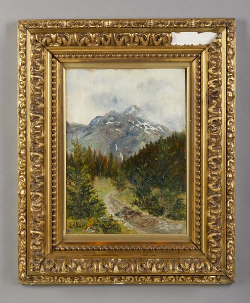 ALLASON SILVIO (1843 - 1912) : La Thuile  - Asta Asta 381 | ARTE ANTICA E DEL XIX SECOLO - Dipinti del XIX secolo  Online - Associazione Nazionale - Case d'Asta italiane