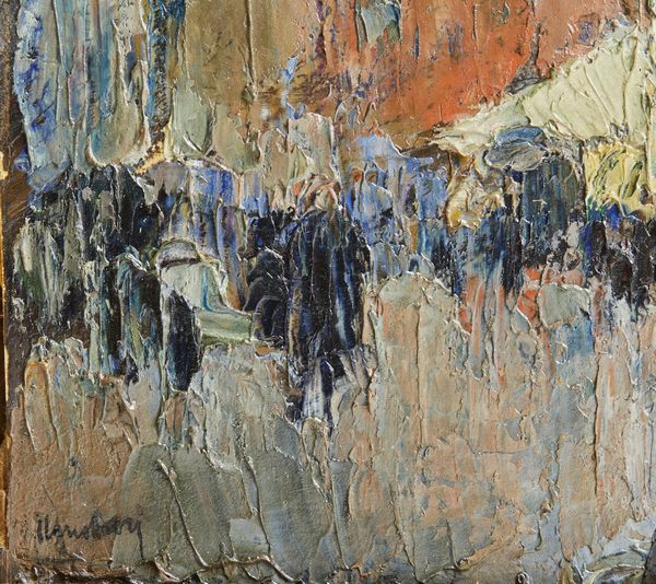 MORI NENO (1899 - 1968) : Strada di citt� con personaggi  - Asta Asta 381 | ARTE ANTICA E DEL XIX SECOLO - Dipinti del XIX secolo  Online - Associazione Nazionale - Case d'Asta italiane