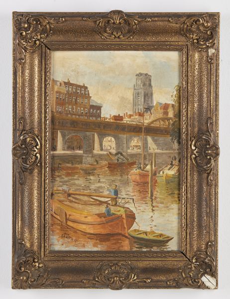 KRUITHOF (1905-?) CORNELIS PIETER : Canale olandese con barche e personaggi  - Asta Asta 381 | ARTE ANTICA E DEL XIX SECOLO - Dipinti del XIX secolo  Online - Associazione Nazionale - Case d'Asta italiane