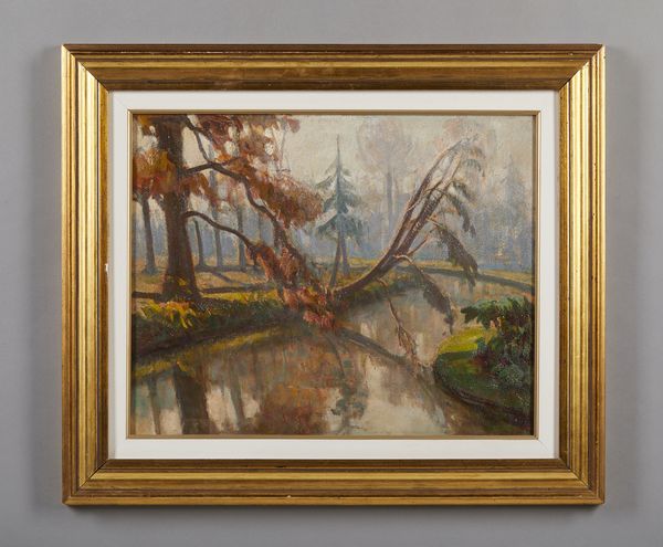 VITALI ALBERTO (1898 - 1974) : Paesaggio autunnale  - Asta Asta 381 | ARTE ANTICA E DEL XIX SECOLO - Dipinti del XIX secolo  Online - Associazione Nazionale - Case d'Asta italiane