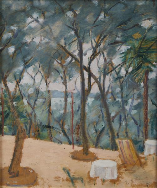 VITTURI ETTORE (1897 - 1968) : Caff nel bosco  - Asta Asta 381 | ARTE ANTICA E DEL XIX SECOLO - Dipinti del XIX secolo  Online - Associazione Nazionale - Case d'Asta italiane