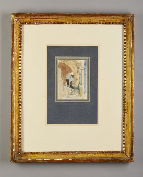 ARTISTA ITALIANO DEL XIX SECOLO : Monaco in un porticato  - Asta Asta 381 | ARTE ANTICA E DEL XIX SECOLO - Dipinti del XIX secolo  Online - Associazione Nazionale - Case d'Asta italiane