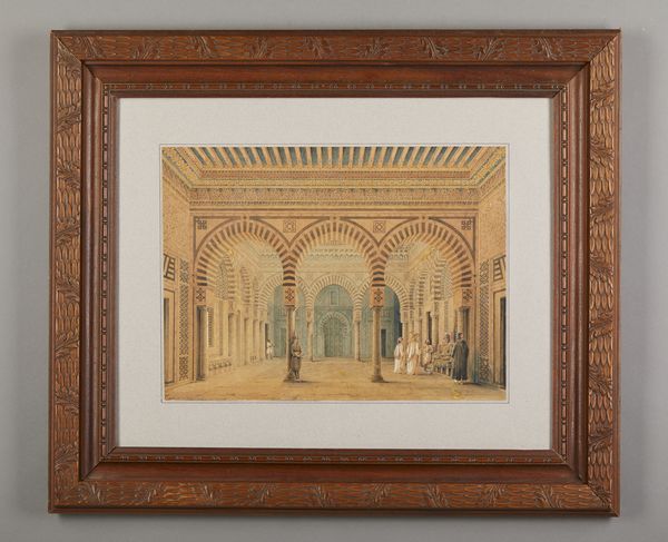 ARTISTA DEL XIX SECOLO : Interno di palazzo arabo con personaggi  - Asta Asta 381 | ARTE ANTICA E DEL XIX SECOLO - Dipinti del XIX secolo  Online - Associazione Nazionale - Case d'Asta italiane
