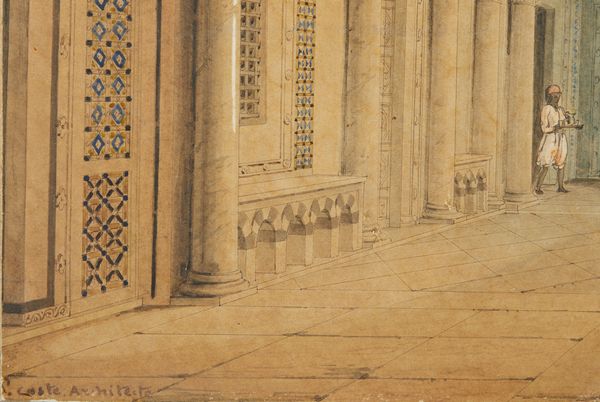 ARTISTA DEL XIX SECOLO : Interno di palazzo arabo con personaggi  - Asta Asta 381 | ARTE ANTICA E DEL XIX SECOLO - Dipinti del XIX secolo  Online - Associazione Nazionale - Case d'Asta italiane