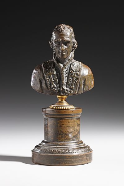 BRONZISTA ITALIANO DEL XIX SECOLO : Busto di papa Pio VII in bronzo  - Asta Asta 381 | ARTE ANTICA E DEL XIX SECOLO - Dipinti del XIX secolo  Online - Associazione Nazionale - Case d'Asta italiane