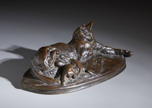 FRMIET EMMANUEL (1824 - 1910) : La gatta con i suoi cuccioli  - Asta Asta 381 | ARTE ANTICA E DEL XIX SECOLO - Dipinti del XIX secolo  Online - Associazione Nazionale - Case d'Asta italiane