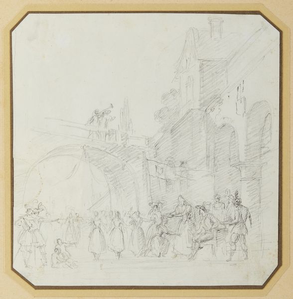 Scuola italiana del XIX secolo : Gruppo di tre disegni raffiguranti paesaggi con edifici e scena cittardina  - Asta Asta 381 | ARTE ANTICA E DEL XIX SECOLO - Dipinti del XIX secolo  Online - Associazione Nazionale - Case d'Asta italiane