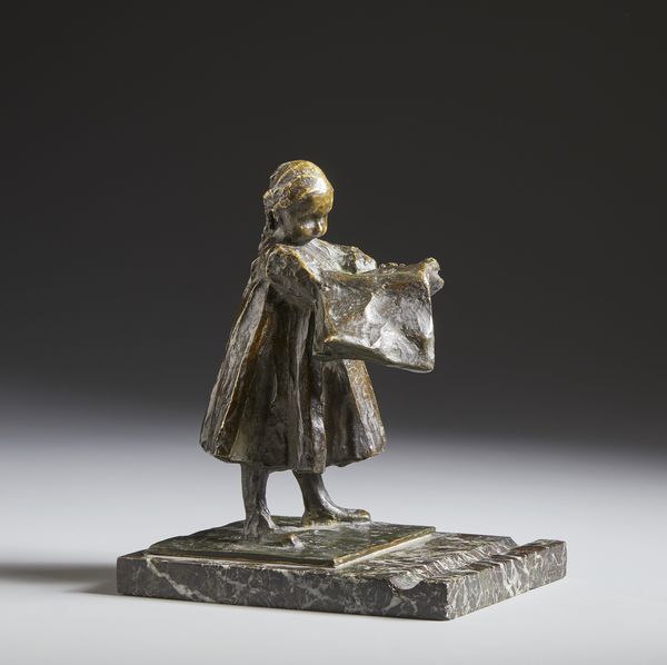 PELLINI EUGENIO (1864 - 1934) : Bambina che legge  - Asta Asta 381 | ARTE ANTICA E DEL XIX SECOLO - Dipinti del XIX secolo  Online - Associazione Nazionale - Case d'Asta italiane