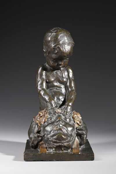 SCULTORE ITALIANO DEL XIX-XX SECOLO : Bimbo con mascherone  - Asta Asta 381 | ARTE ANTICA E DEL XIX SECOLO - Dipinti del XIX secolo  Online - Associazione Nazionale - Case d'Asta italiane