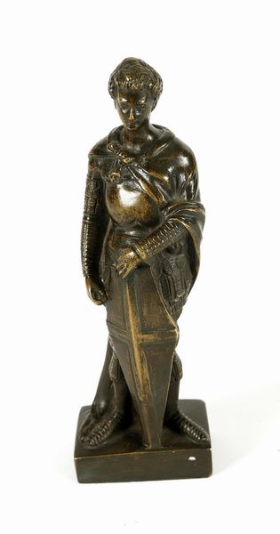 BRONZISTA DEL XX SECOLO : San Giorgio (dal modello di Donatello)  - Asta Asta 381 | ARTE ANTICA E DEL XIX SECOLO - Dipinti del XIX secolo  Online - Associazione Nazionale - Case d'Asta italiane