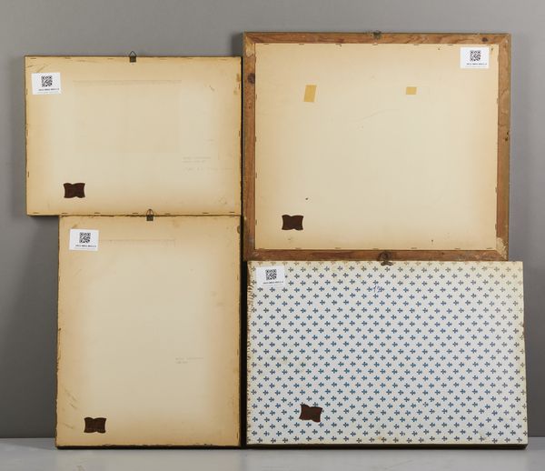 Scuola italiana del XIX secolo : Gruppo di quattro disegni raffiguranti paesaggi  - Asta Asta 381 | ARTE ANTICA E DEL XIX SECOLO - Dipinti del XIX secolo  Online - Associazione Nazionale - Case d'Asta italiane