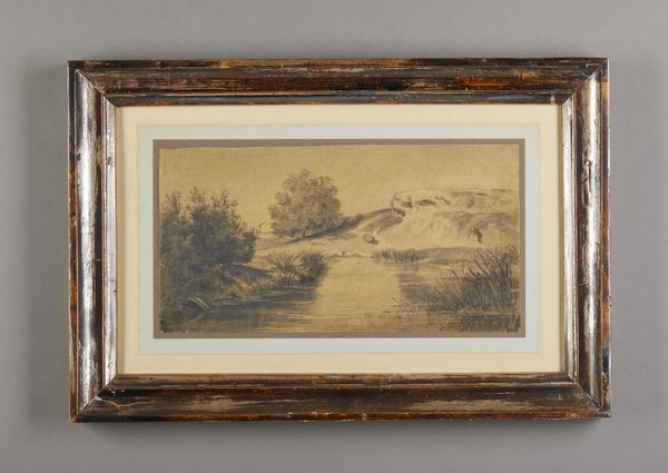 Scuola italiana del XIX secolo : Gruppo di quattro disegni raffiguranti paesaggi  - Asta Asta 381 | ARTE ANTICA E DEL XIX SECOLO - Dipinti del XIX secolo  Online - Associazione Nazionale - Case d'Asta italiane